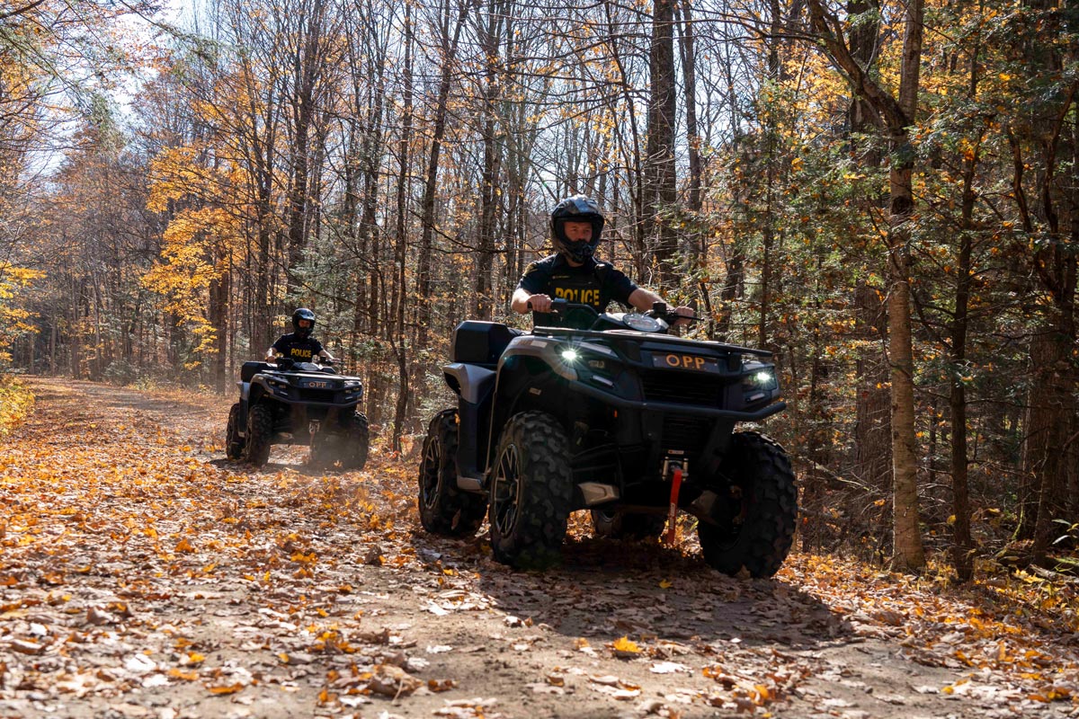 OPP officers on ATVs