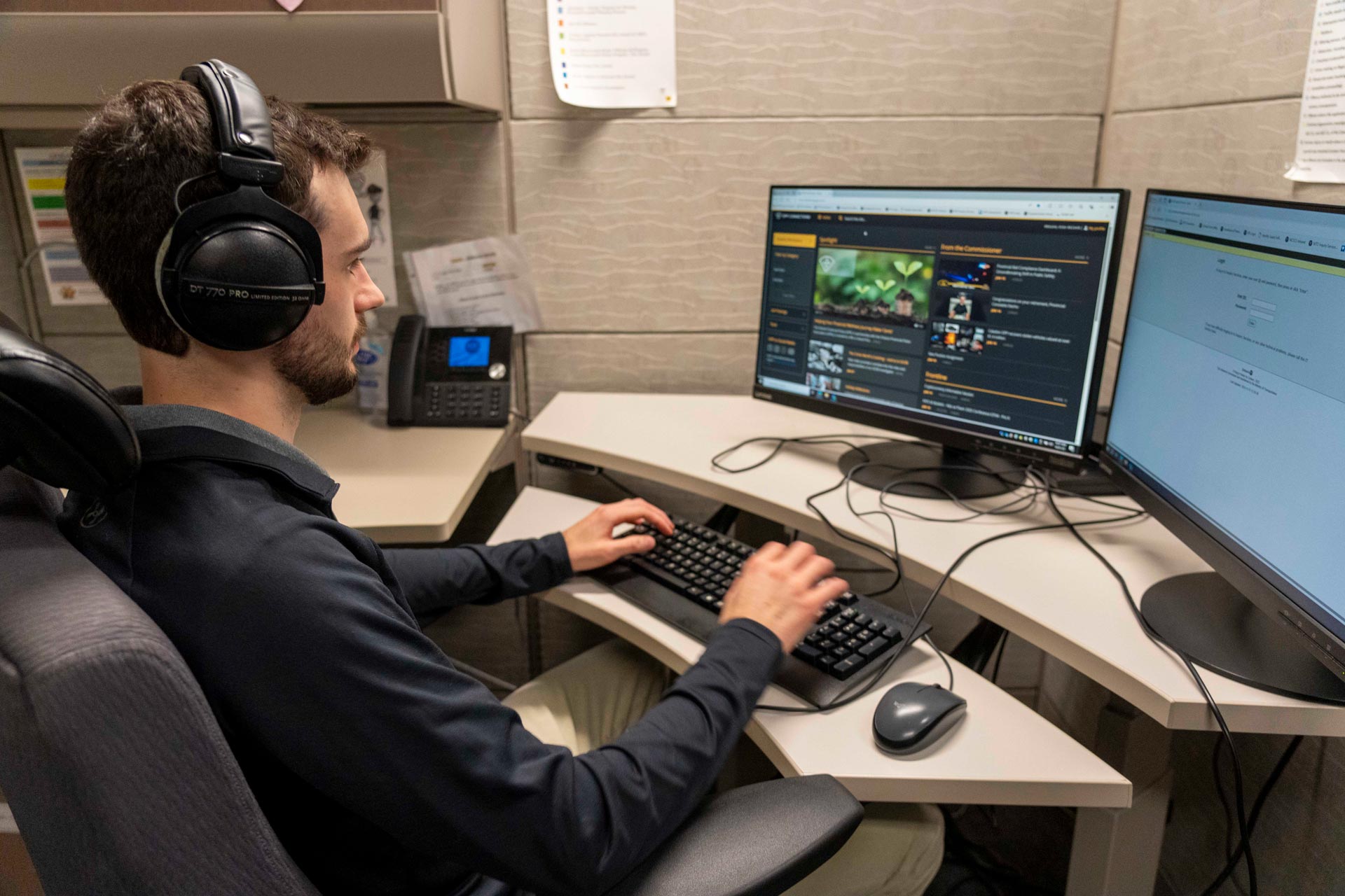 Civilian Data Entry employee