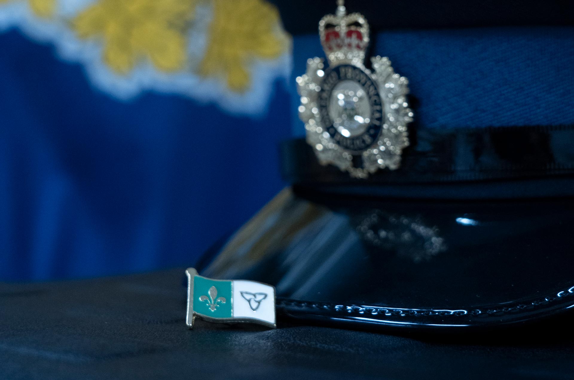 Franco-Ontarian Pin and OPP Hat