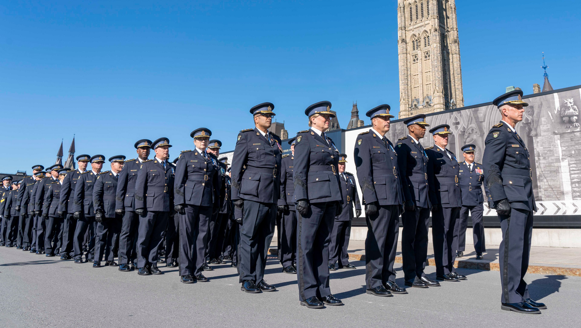OPP Officers at Police Memorial Ceremony