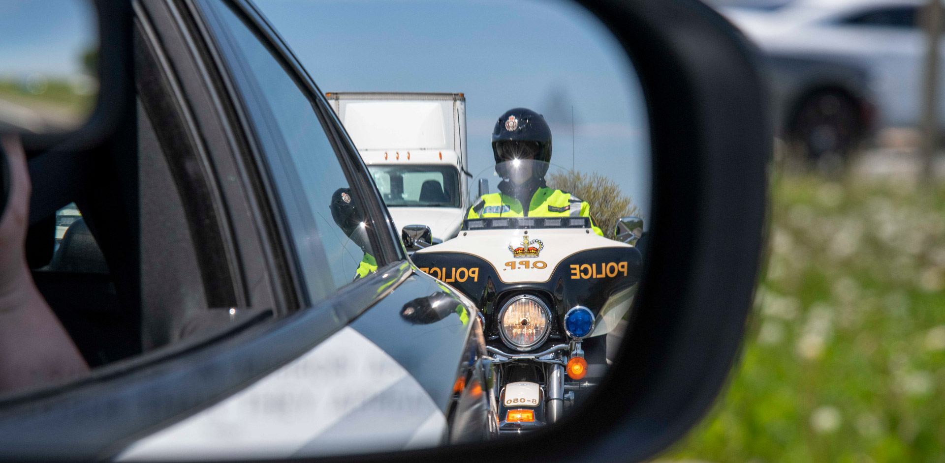 Officer on Motorcycle