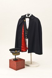 Mess kit, cape and peak cap worn by Commissioner Eric H. Silk, Q.C.