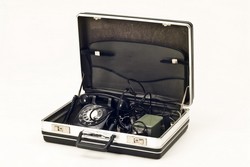 Portable crisis negotiator's kit, c1980.