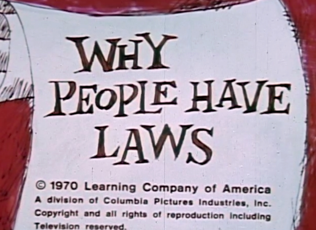 Why People Have Laws