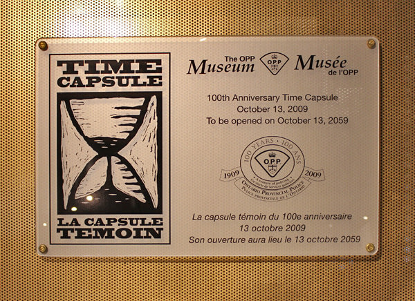 The OPP Museum Time Capsule